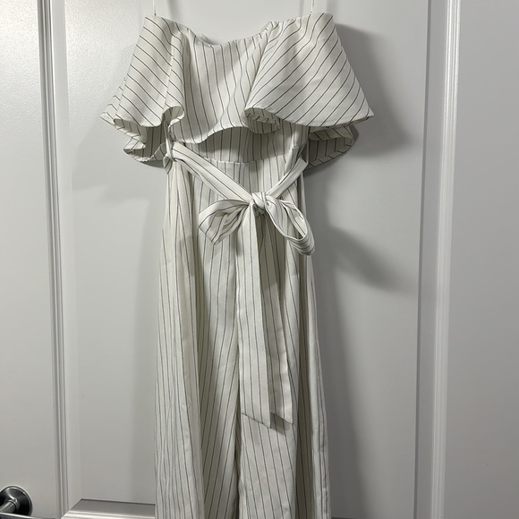 Pin Striped Jumpsuit - Picture 1 of 6